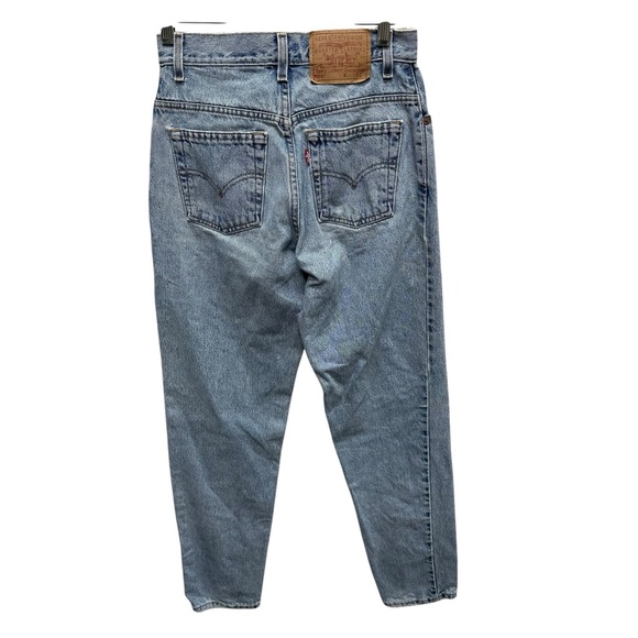 Levi’s 550 women’s straight leg jeans distressed hems size juniors 5 high waist - Picture 2 of 8